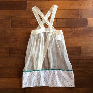 Comme des Garcons silk  apron